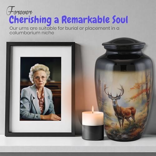 Handcrafted Cremation Urn for Adult Ashes - 200 Cubic Inch Capacity