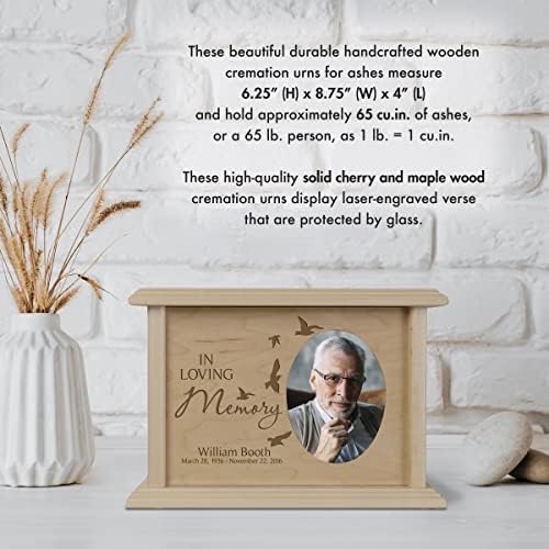 LifeSong Milestones Hanging Photo Urn for Ashes