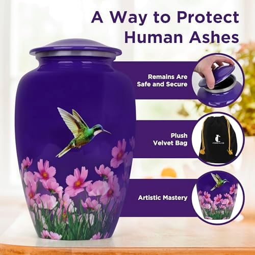 Hummingbird Urn for Ashes Elegant Durable Memorial