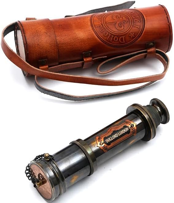 Vintage Brass Telescope for Sailors and Travelers