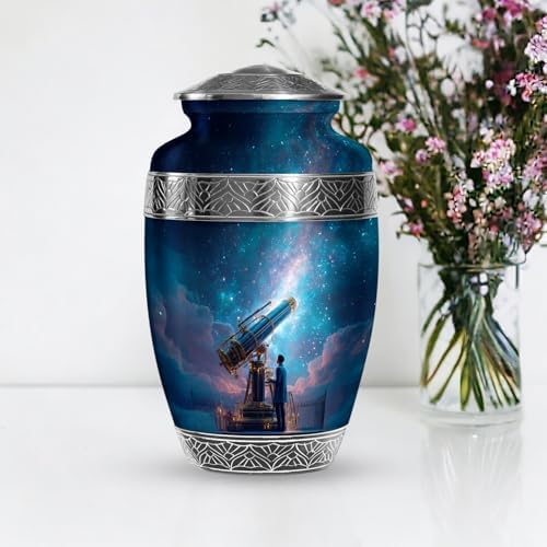 Telescope Urn for Adult Ashes - 10 Inch Cremation Urn