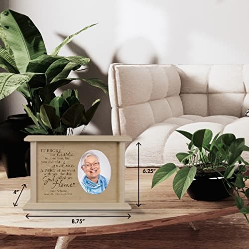 LifeSong Milestones Custom Engraved Wooden Ash Urn
