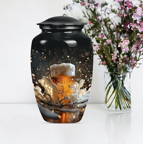 10 Inch Cremation Urn for Human Ashes - Decorative Urn for Adult