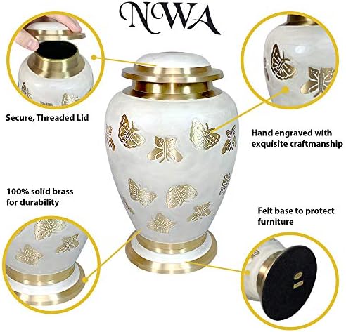 Butterfly Cremation Urn with Personalization