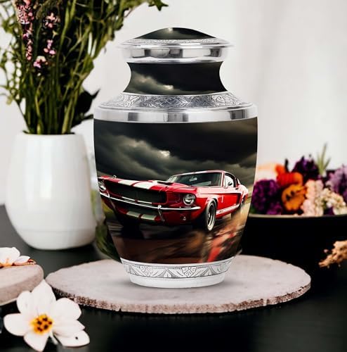 Classic Muscle Car Racing Urn for Mom - 10 Inch