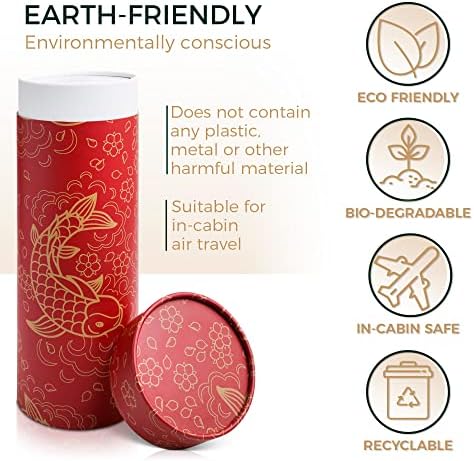 Red Fish Design Scattering Tubes for Human Ashes