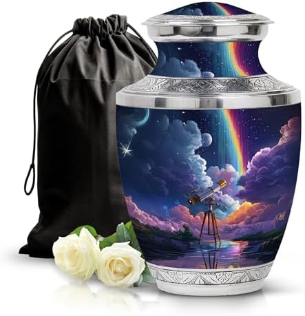 10 Inch Velvet Bag Cremation Urn for Human Ashes