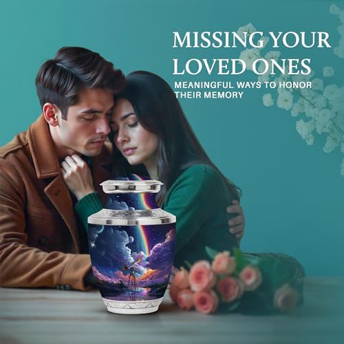 10 Inch Velvet Bag Cremation Urn for Human Ashes
