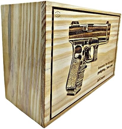 Custom Engraved Cowboy Urn for Human Ashes 250 Cubic Inches