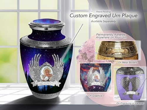 Northern Lights Personalized Cremation Urn for Ashes
