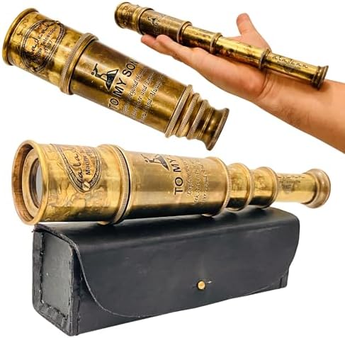 ALADEAN Vintage Pirate Spyglass 16 Inches