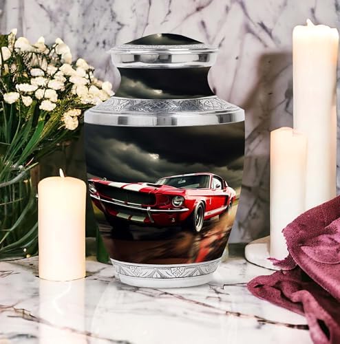 Classic Muscle Car Racing Urn for Mom - 10 Inch