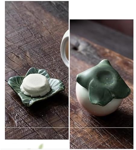 Small Cremation Urns for Ashes - Peach Ceramic Keepsake Urn