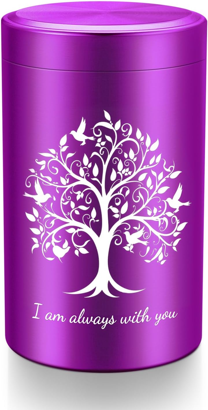 SOITIS Tree of Life Cremation Urn - Small 354 Inch Memorial Urn for Human Ashes