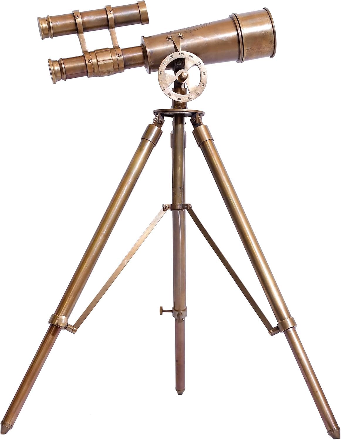 Antique Finish Adjustable Decorative Telescope for Home and Kids Theme