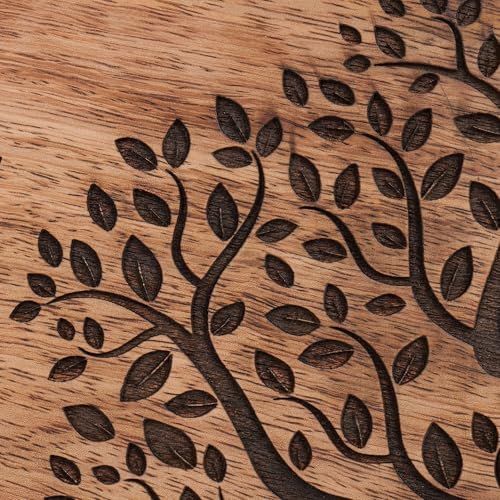 Personalized Wooden Cremation Urn Tree With Bird Design