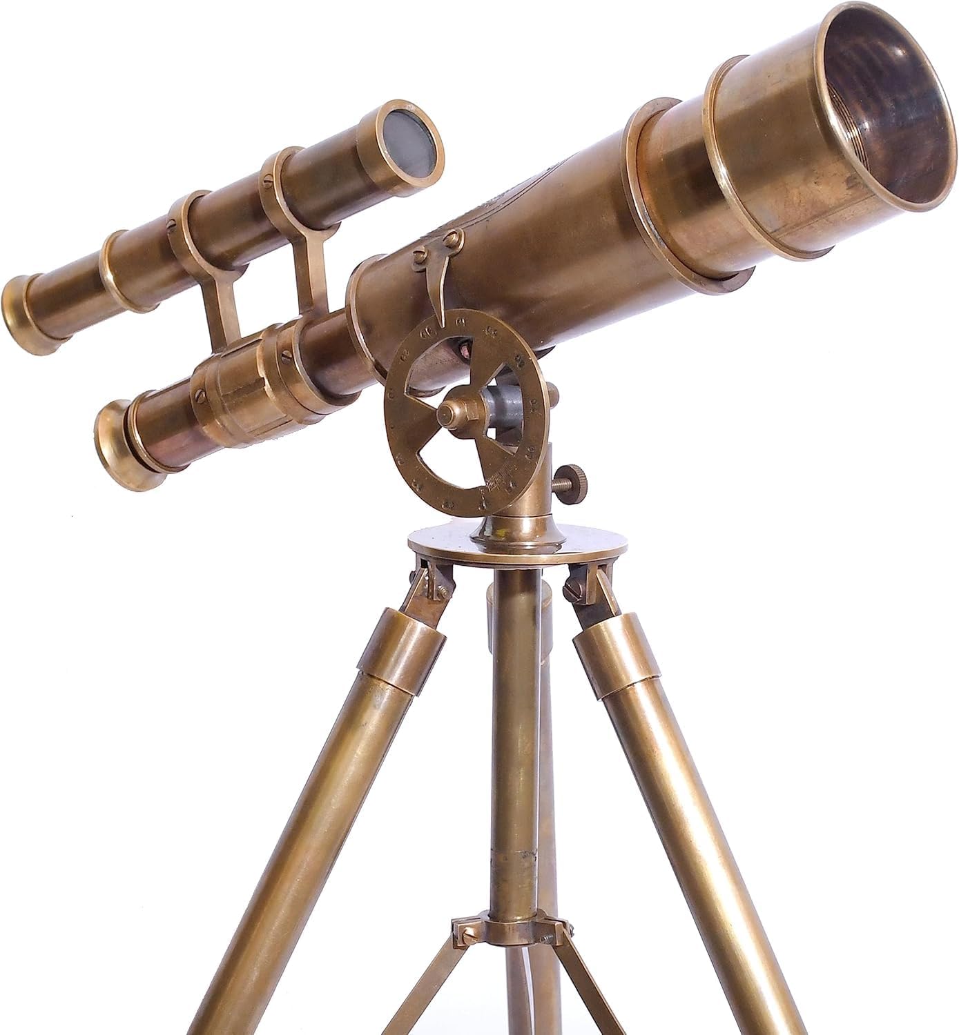 Antique Finish Adjustable Decorative Telescope for Home and Kids Theme