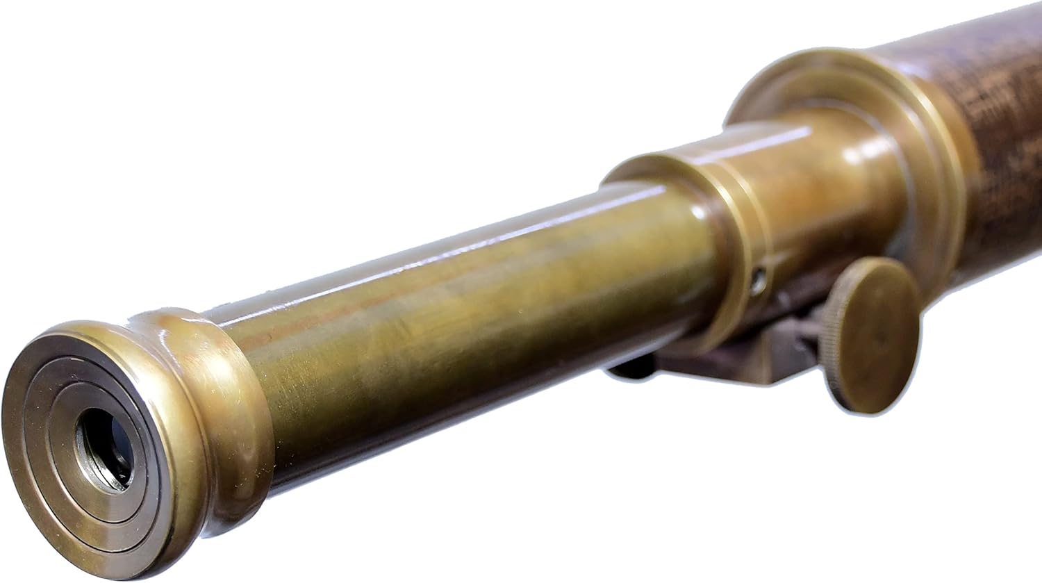 Maritime Wooden Tripod Vintage Anchor Master Telescope