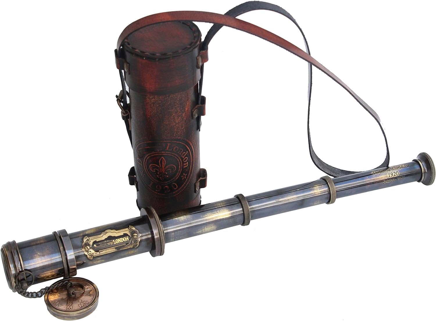 Vintage Brass Telescope for Sailors and Travelers