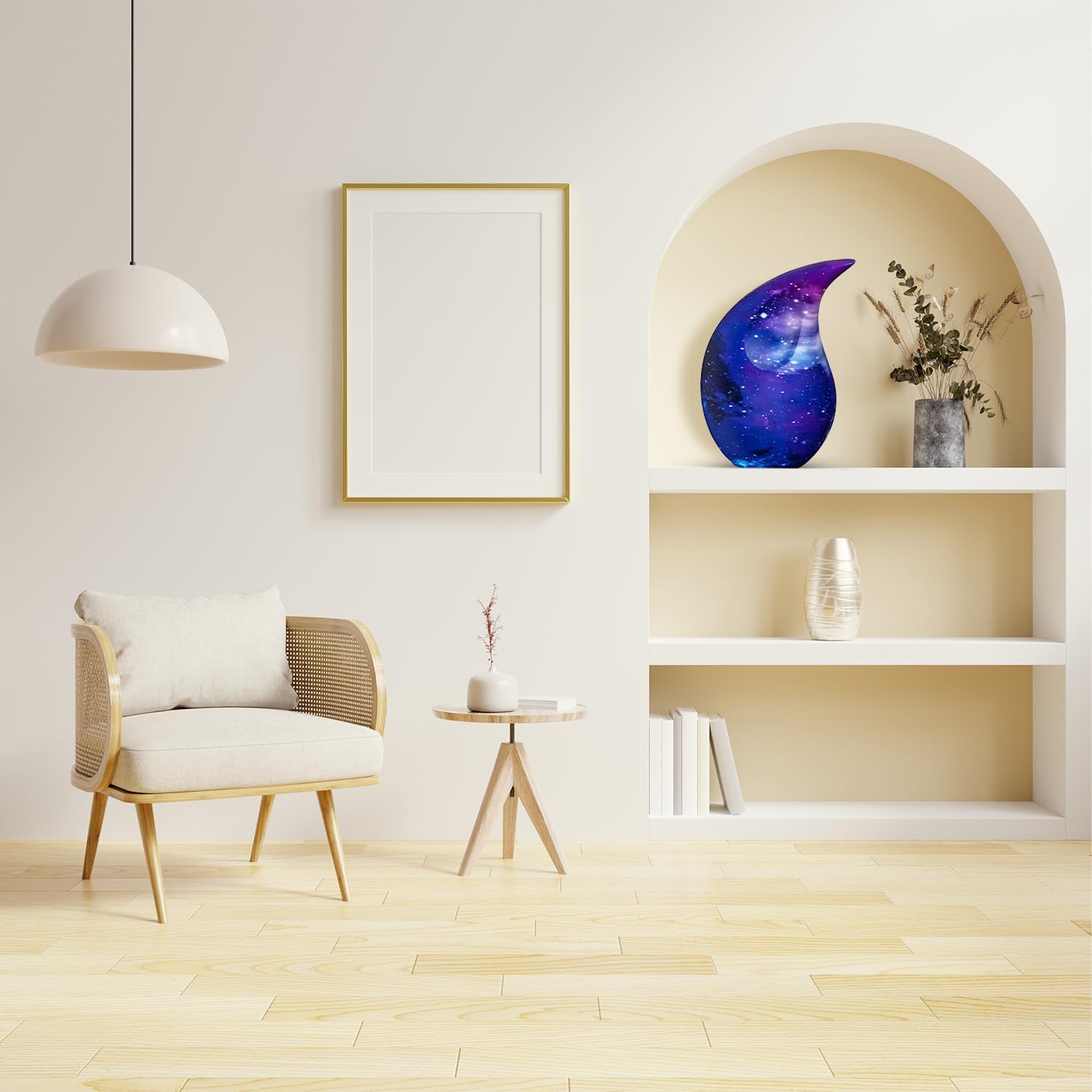 Teardrop Urns for Human Ashes - Large Standard Size Handcrafted Cremation Urns for Dad Mom Men Women