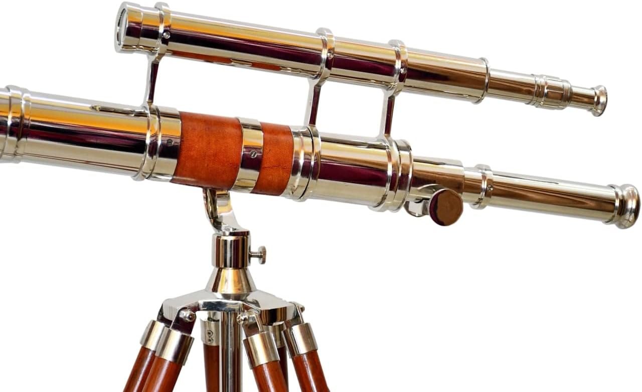 Royal Vintage Moon Arc Telescope with Chrome Finish