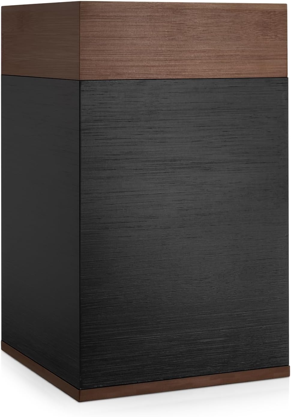 SOITIS Handcrafted Walnut Wood Urn for Ashes - Large Adult Cremation Urn with Bamboo Top and Base