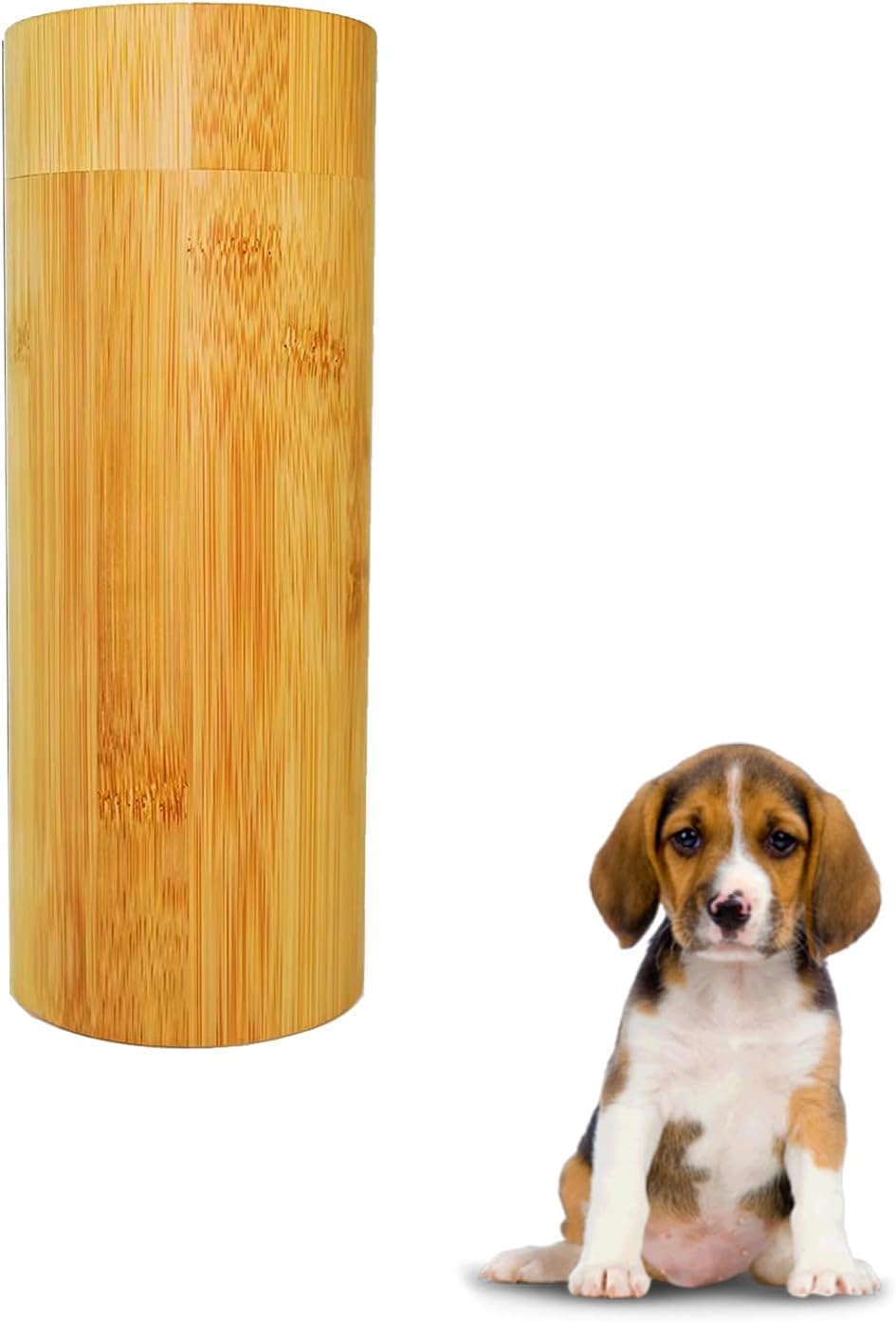 Dnoifne Bamboo Scattering Urn Tube Eco Friendly Keepsake Urn for Human and Pet Ashes