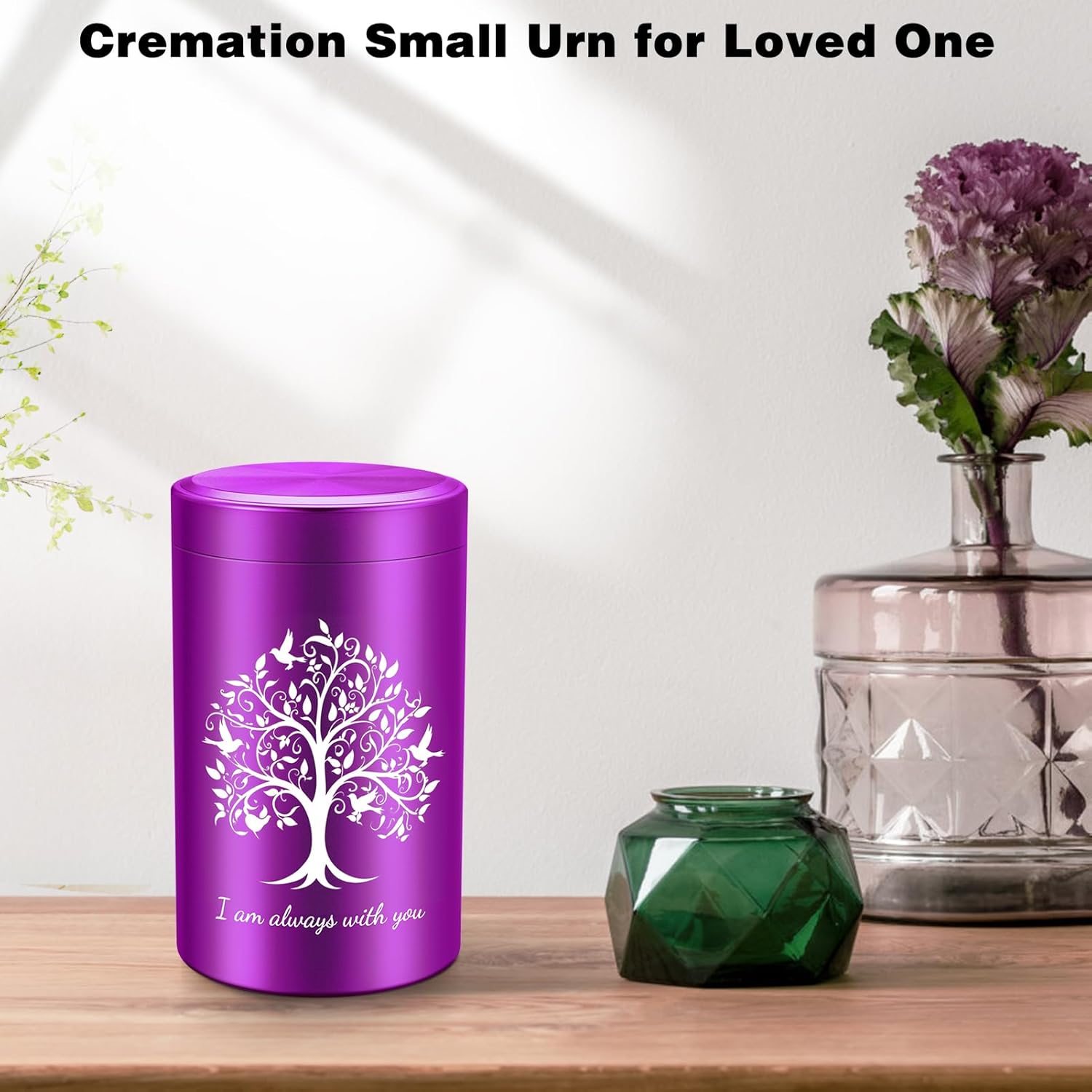 SOITIS Tree of Life Cremation Urn - Small 354 Inch Memorial Urn for Human Ashes