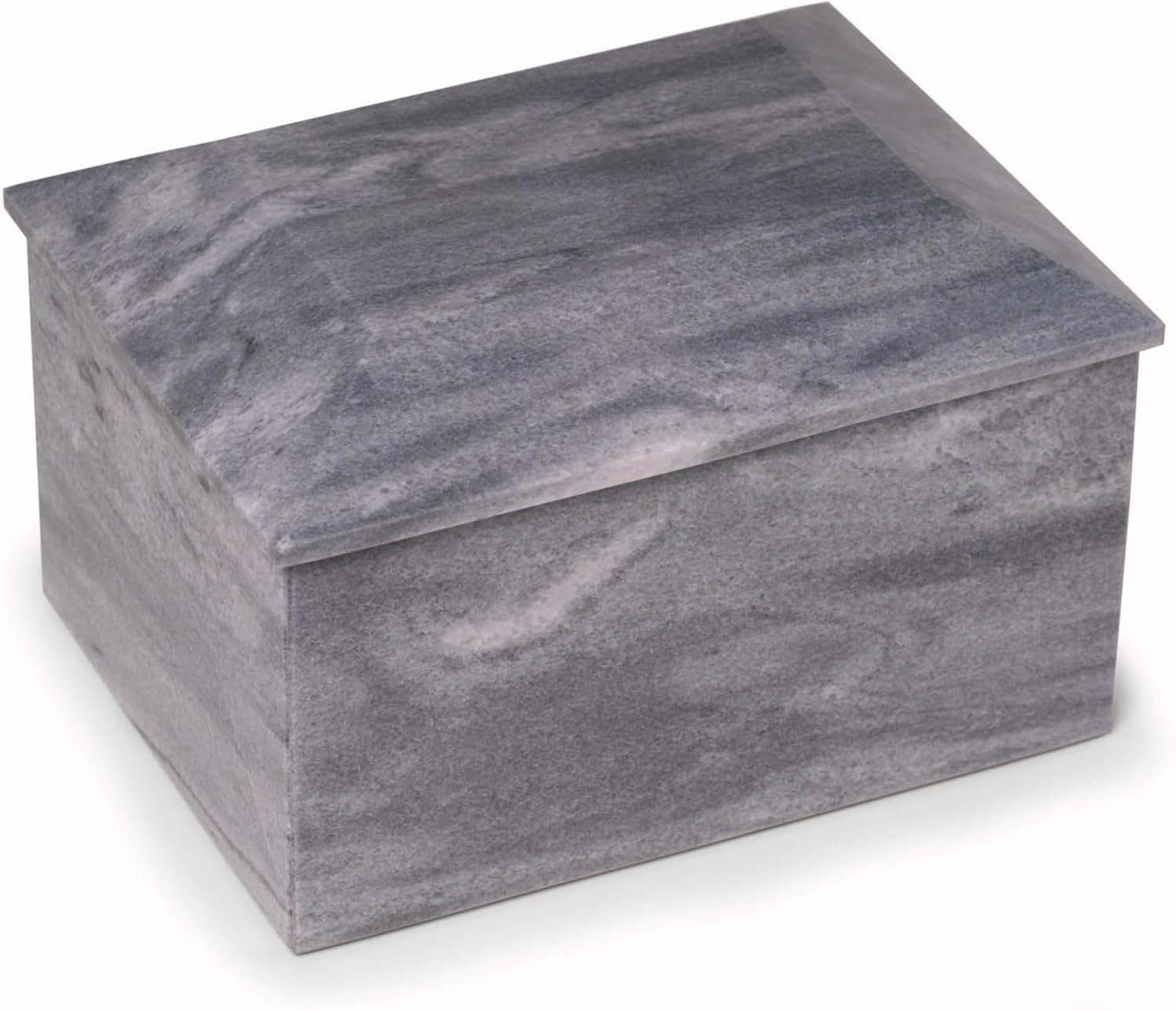 Bey-Berk Deering Moments Marble Cremation Urn for Human Adult Size Grey