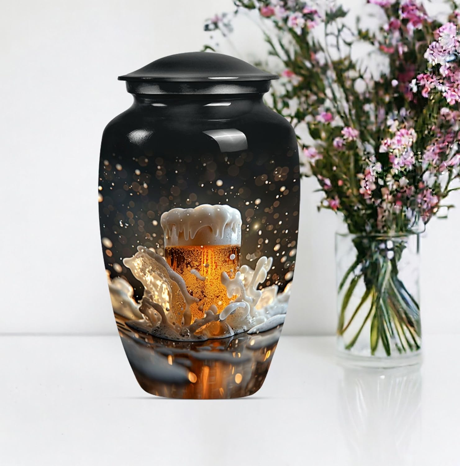 10 Inch Cremation Urn for Human Ashes - Decorative Urn for Adult