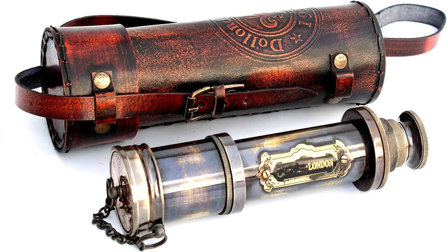 Vintage Brass Telescope for Sailors and Travelers