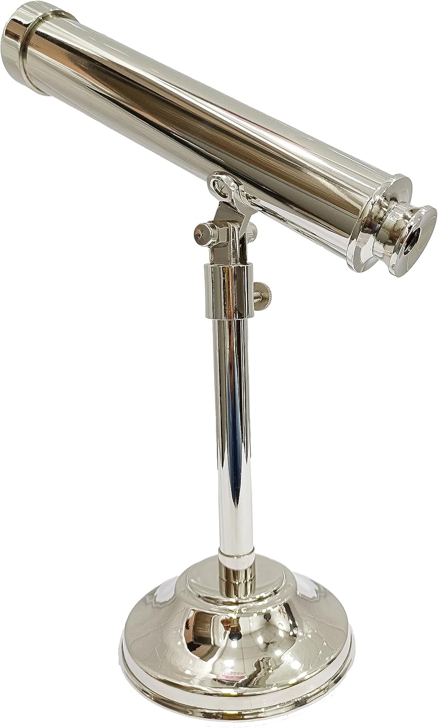 Nautical Brass Telescope with Nickel Finish Vintage Look
