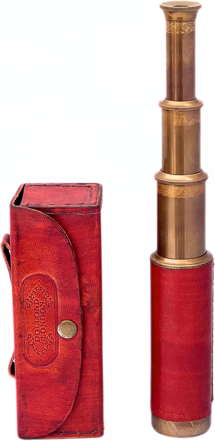 Vintage Brass Spyglass Telescope 16 Inch Dollond London 1920