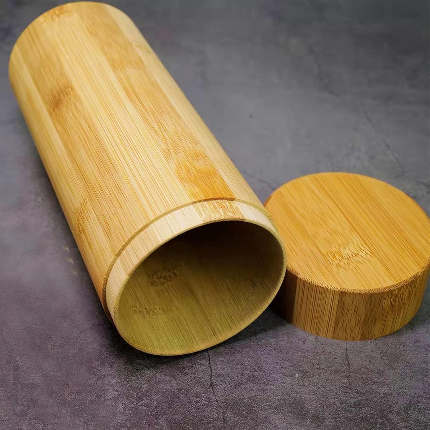 Dnoifne Bamboo Scattering Urn Tube Eco Friendly Keepsake Urn for Human and Pet Ashes