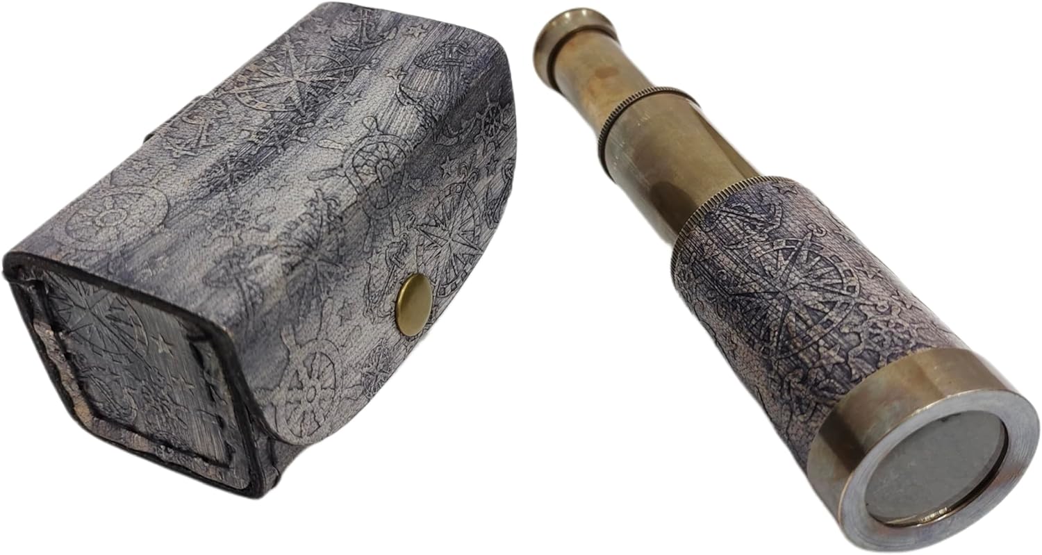 Marine Brass Telescope 6 Inch Vintage Spyglass Gift