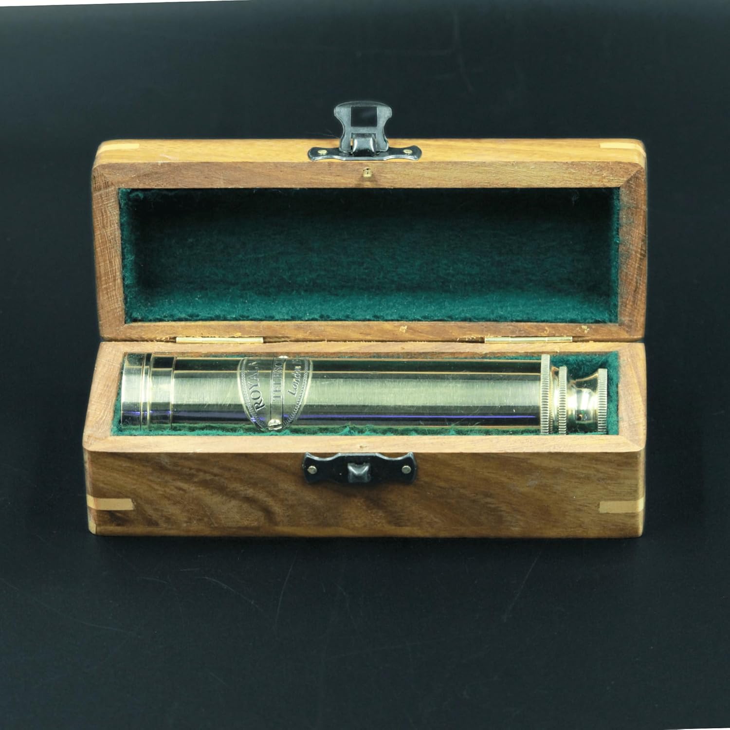 Personalized Brass Telescope - Vintage Nautical Spyglass with Custom Engraving