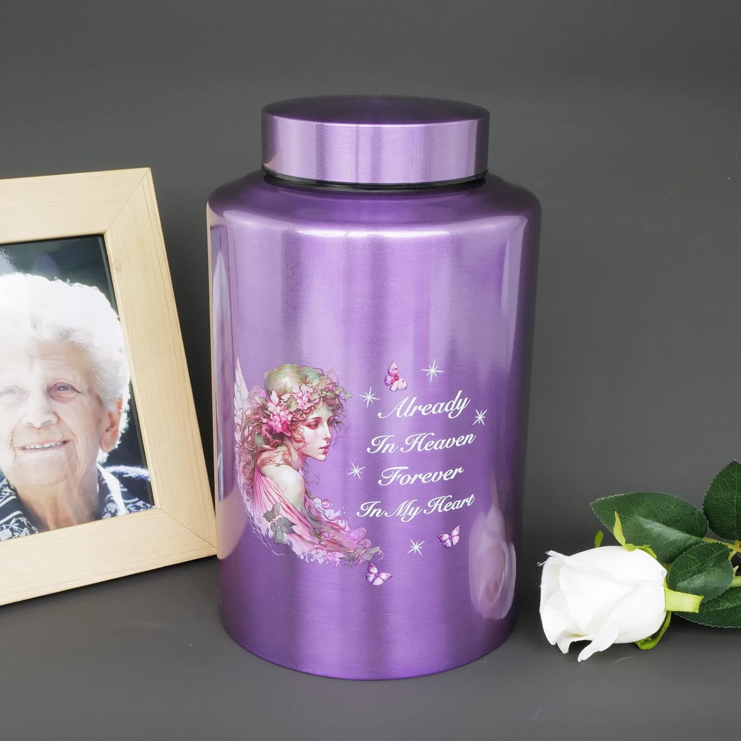 220 Lbs Large Cremation Urn for Adult Ashes Fairy Decorative Urn