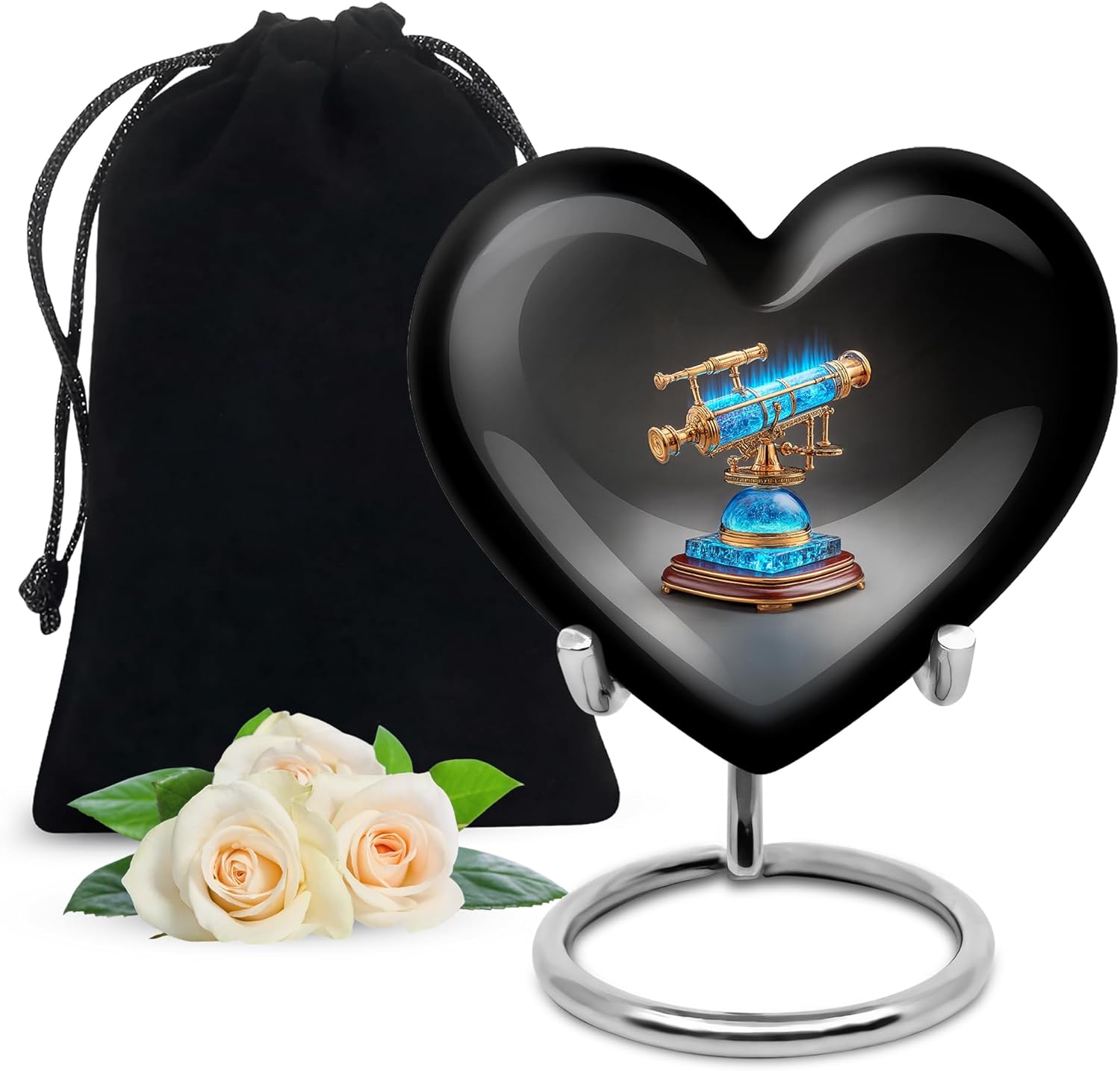 8 Inch Cremation Urn for Adult Ashes - Memorial Decorative Urn