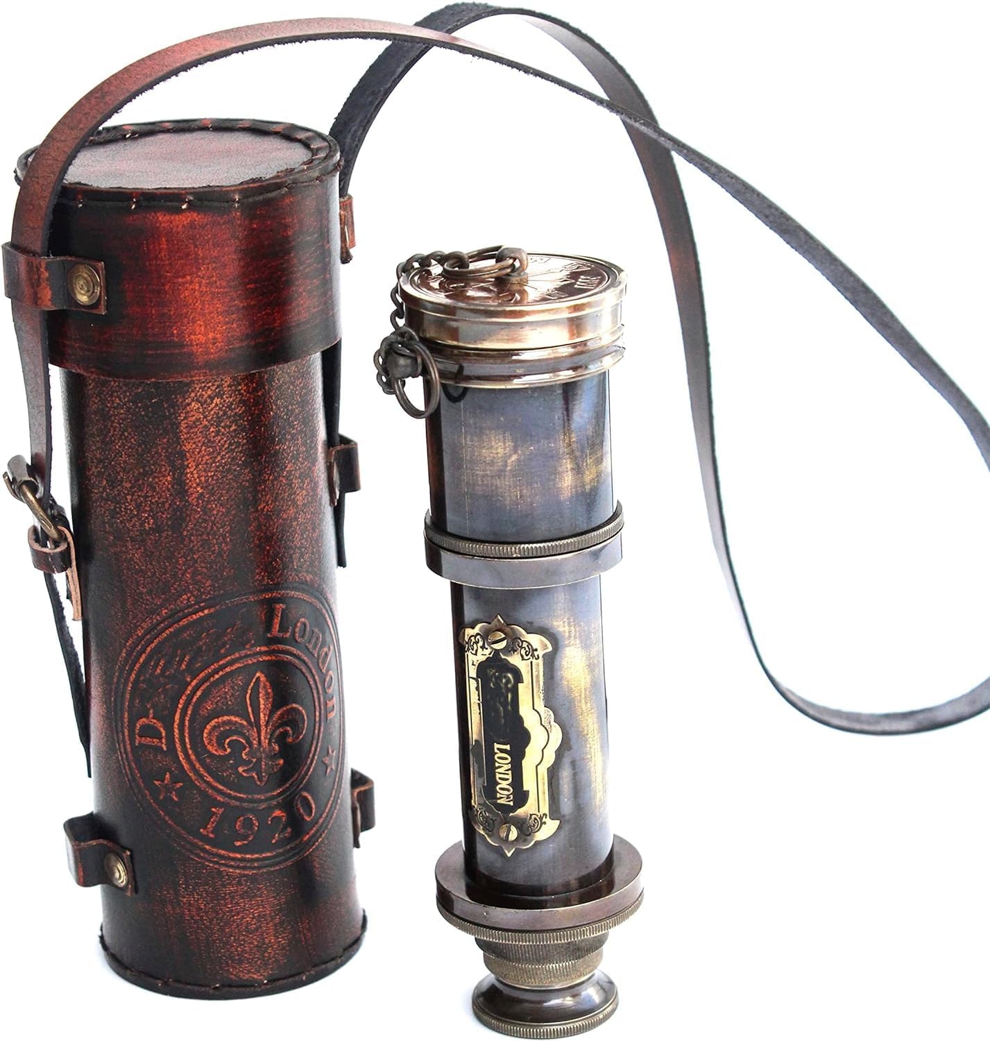 Vintage Brass Telescope for Sailors and Travelers