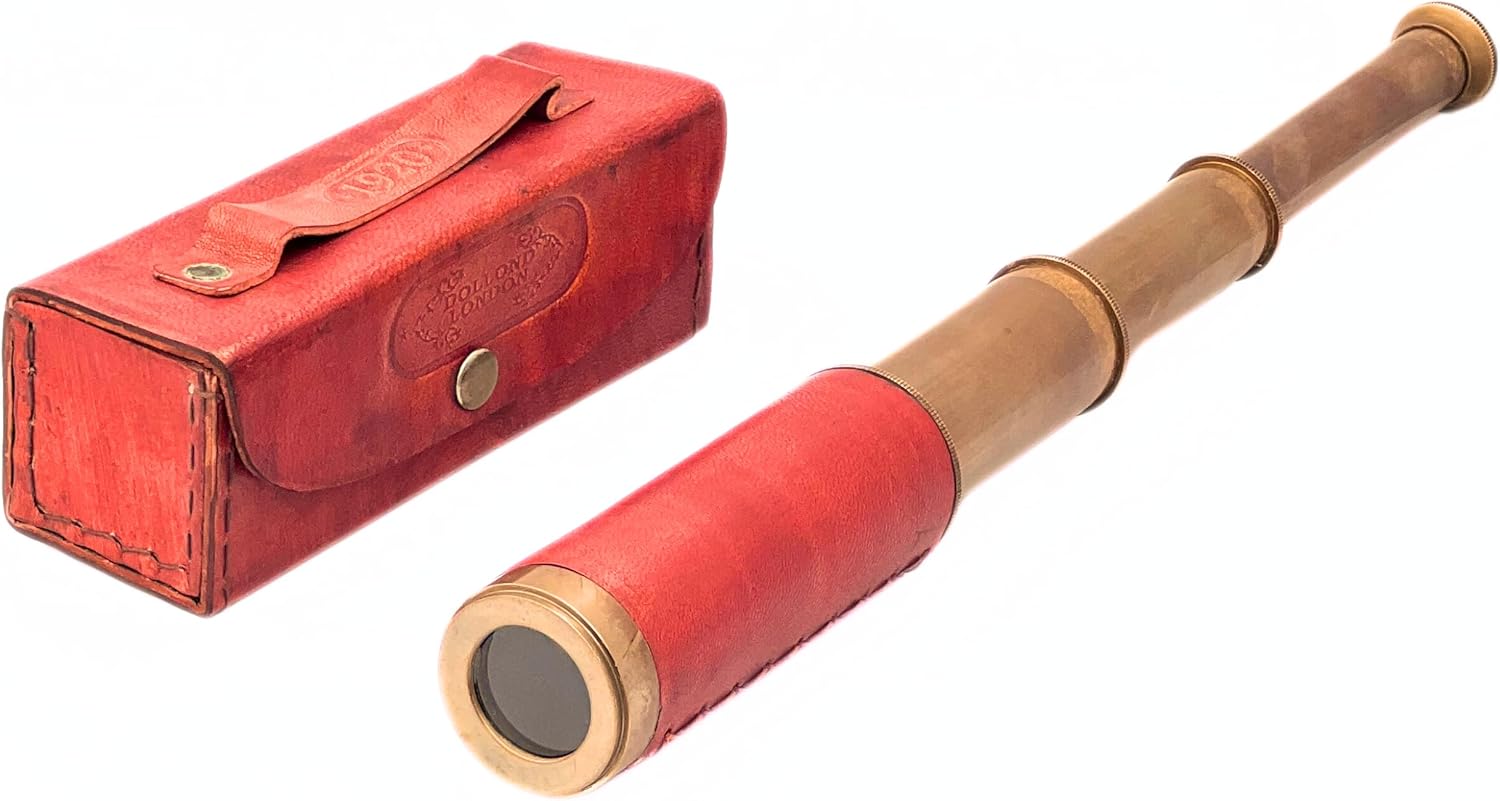 Vintage Brass Spyglass Telescope 16 Inch Dollond London 1920