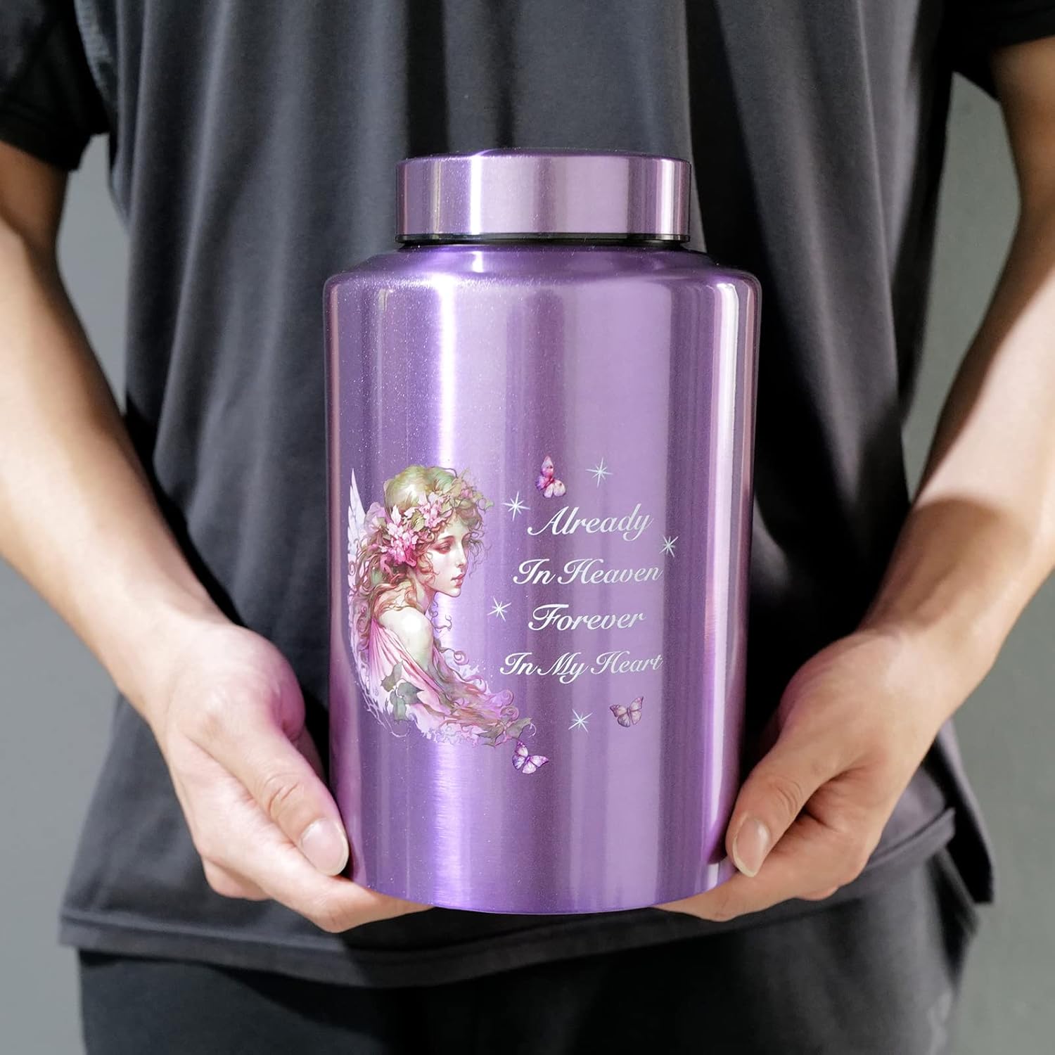 220 Lbs Large Cremation Urn for Adult Ashes Fairy Decorative Urn