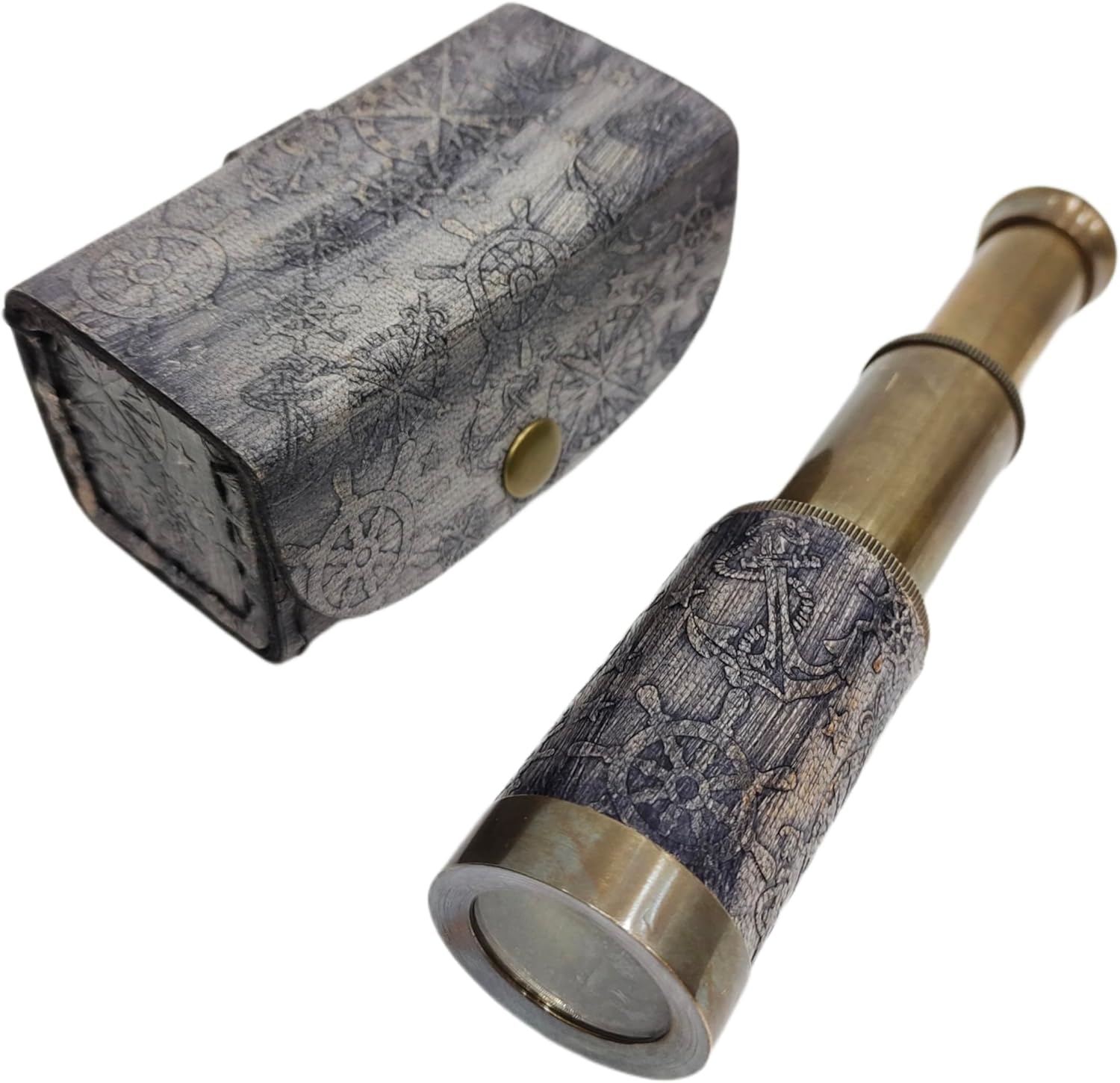 Marine Brass Telescope 6 Inch Vintage Spyglass Gift