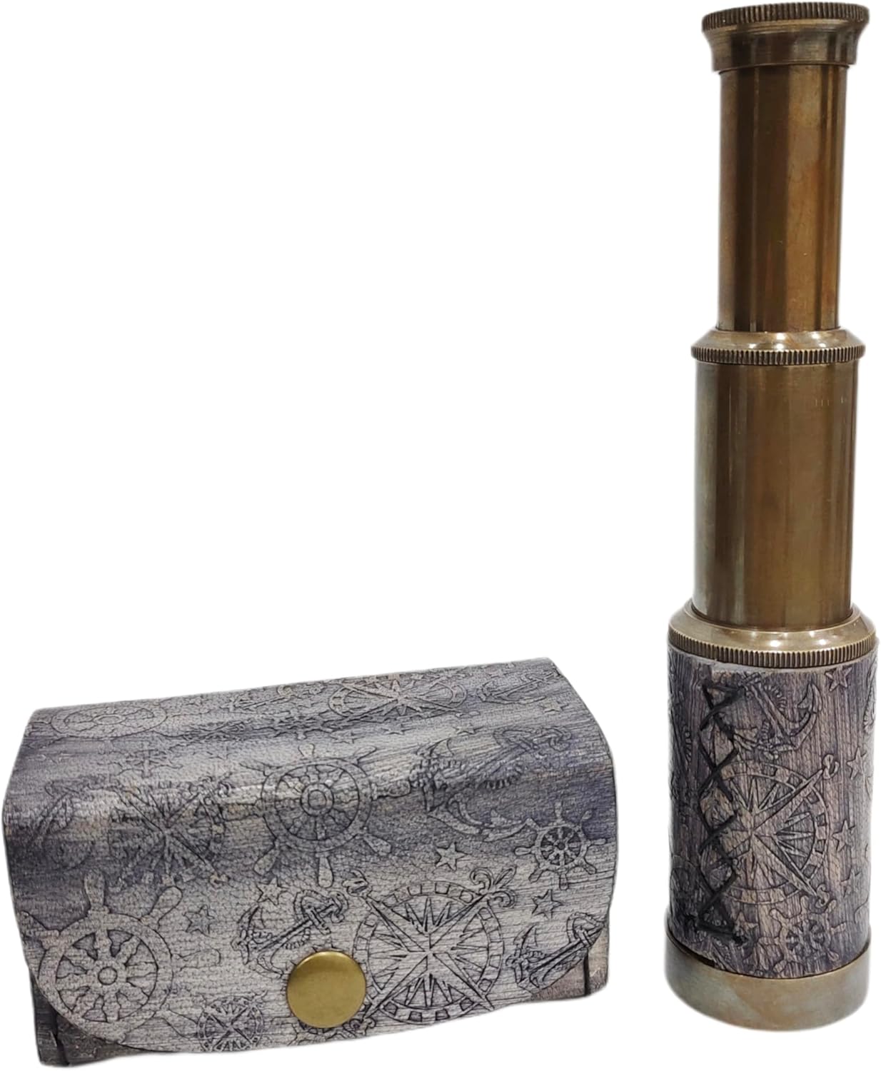 Marine Brass Telescope 6 Inch Vintage Spyglass Gift