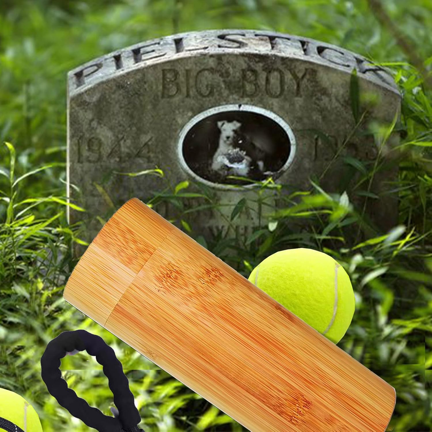 Dnoifne Bamboo Scattering Urn Tube Eco Friendly Keepsake Urn for Human and Pet Ashes