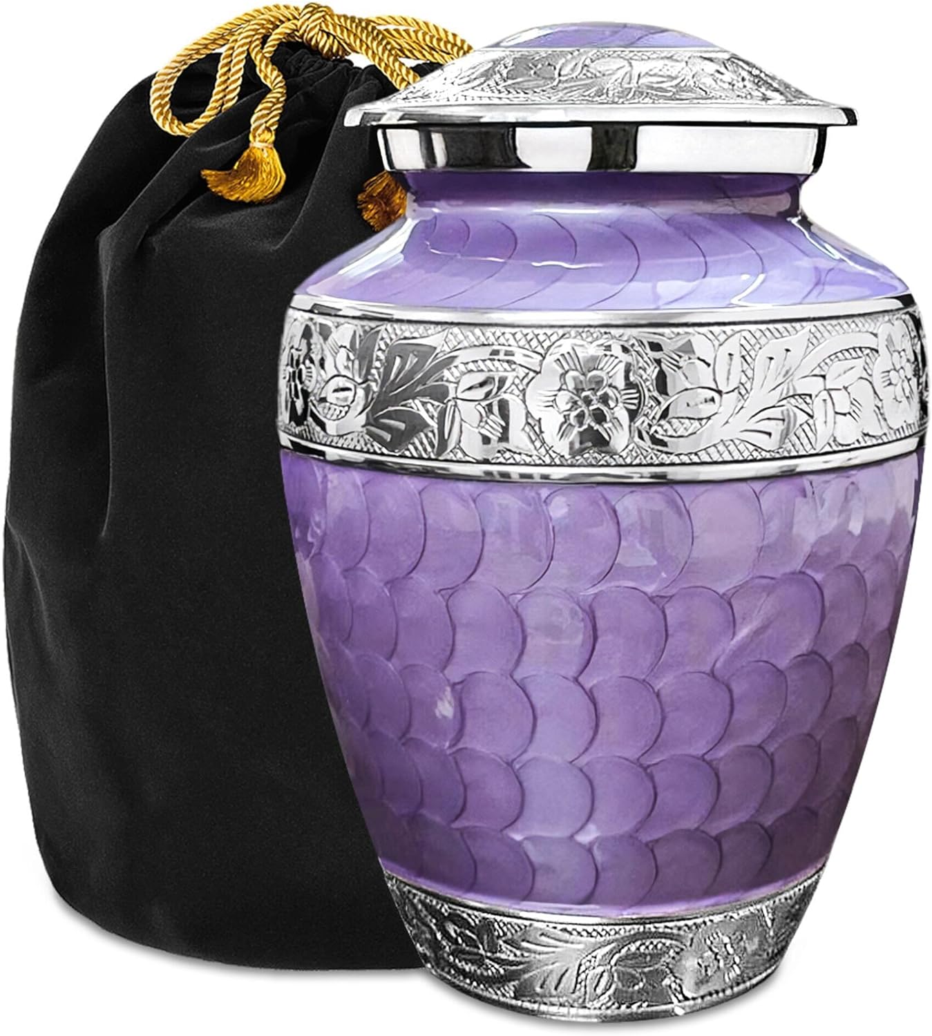 Forever After Cremation Urn for Human Ashes - Lavender Large Decorative Urn for Adult
