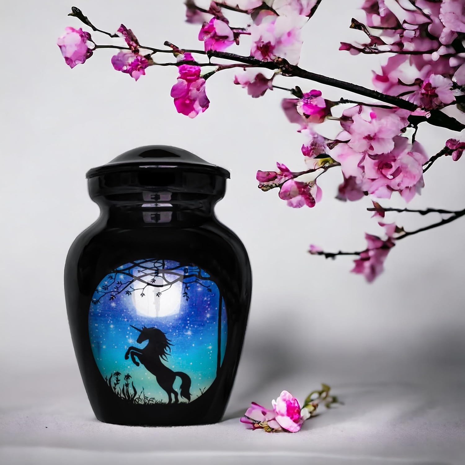 Small Urns for Human Ashes Keepsake - Unicorn Urn for Adult Man Woman Mini Urn