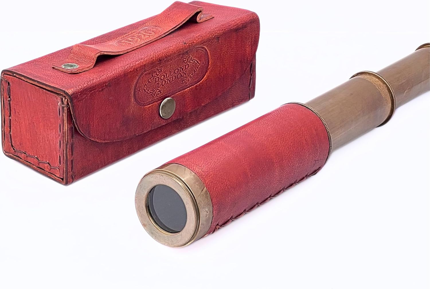 Vintage Brass Spyglass Telescope 16 Inch Dollond London 1920