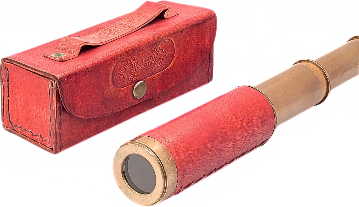 Vintage Brass Spyglass Telescope 16 Inch Dollond London 1920