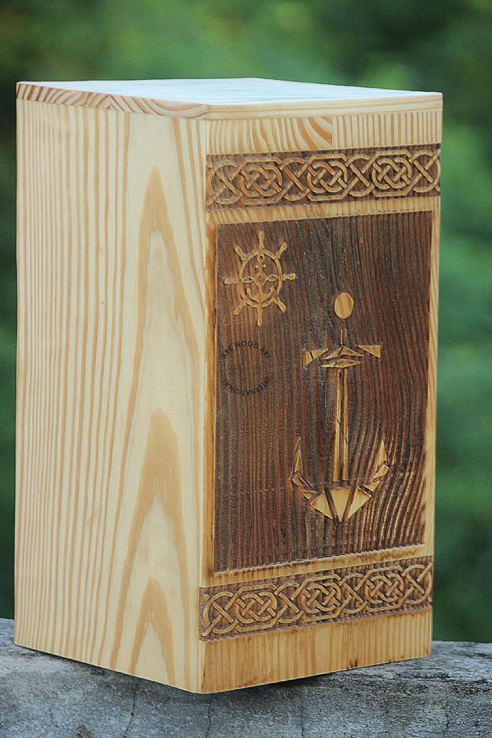 Anchor Handmade Urns Royal Memory Large Size 220 Cu In Urn for Human Ashes